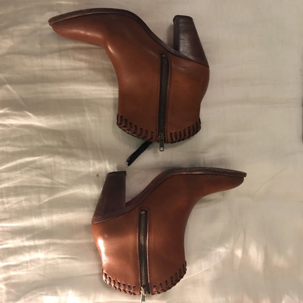 Trask. Booties With Tassels And Stitching - image 5